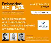 L'Embarque Webinaire Witekio 27 juin sécurité