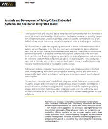 Ansys White Paper workflow systèmes critiques