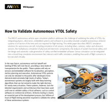 Ansys validation engins volants