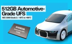 Automobile : Kioxia montre un premier système de stockage UFS à 512 Go 