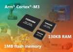 Toshiba microcontrôleurs Arm Cortex-M3 à 1 Mo de flash