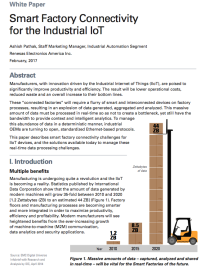 Renesas Smart FActory White Paper 