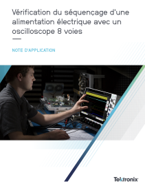 White Paper Tektronix Almentation Ocilloscope à huit voiesoT